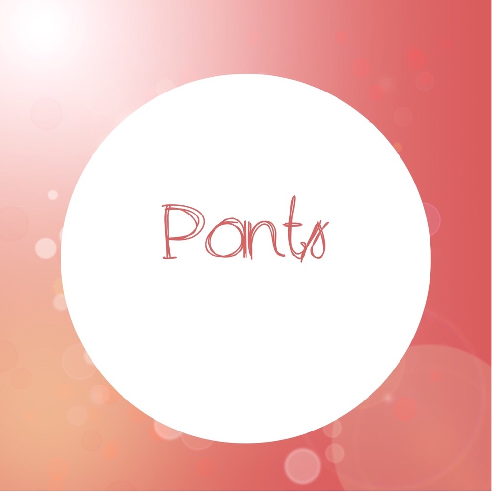 Women’s pants listed below